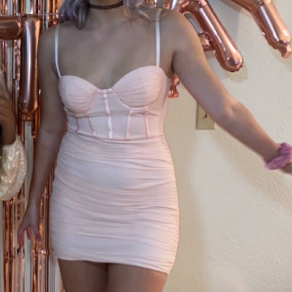 Light Pink Bodycon Dress